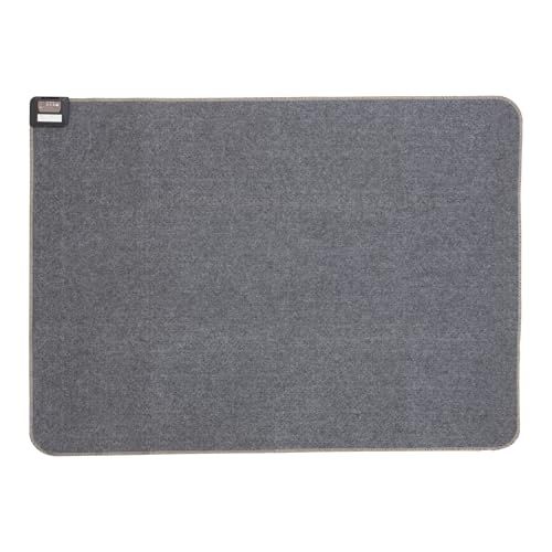 Mofua ホットカーペット 1.5畳 本体 176×128cm 温度調節 こたつ併用可 ダニ退治 コンパクト収納 電気ホットマット 足元 暖房 グレイ MFU151H 3b60a20c