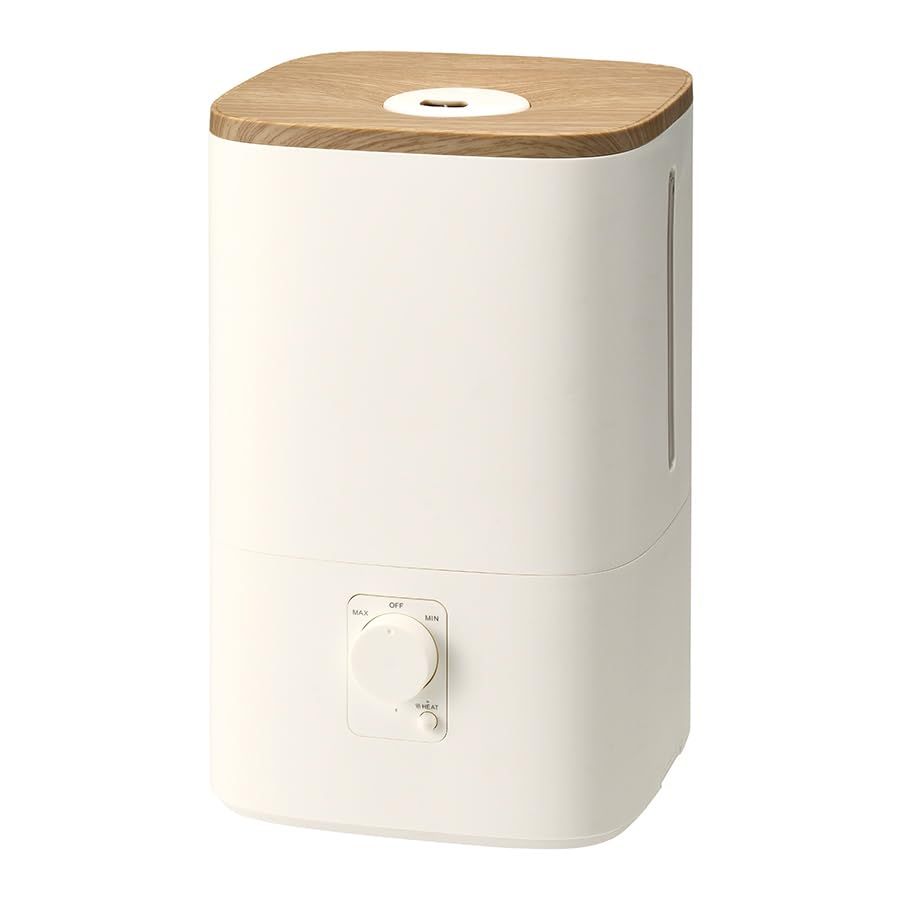 スリーアップ WOOD STYLE ハイブリッド式 加湿器 上部給水 11畳 最大加湿量420ml h 4.0L アイボリー HB-AZ0781IV 21abe76b