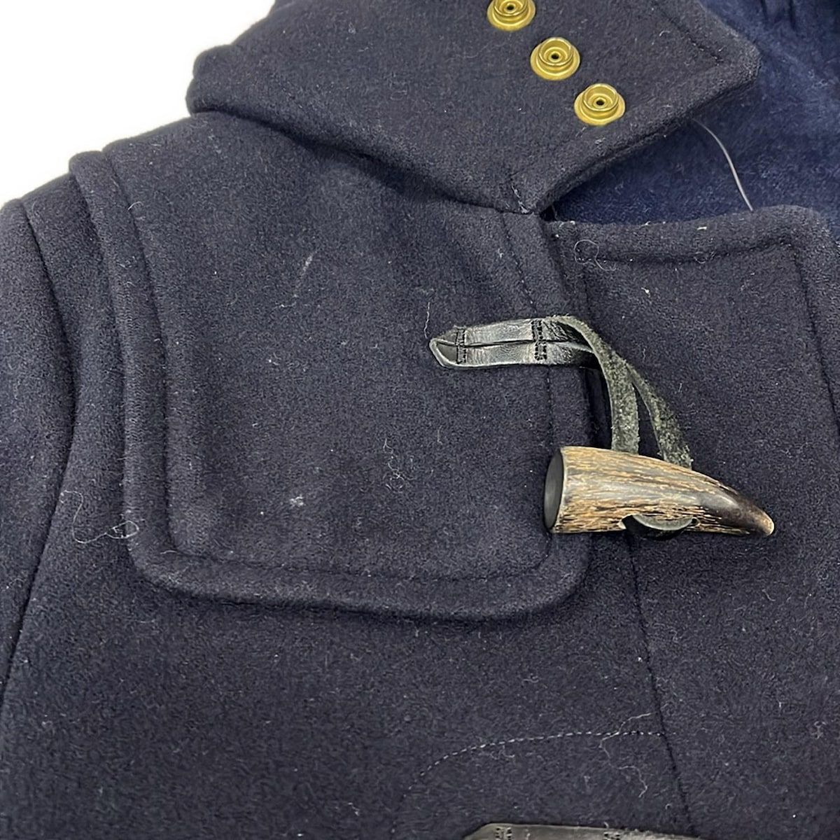 新品　Scye Basics  ダッフルコート　ダークネイビー　38 SCYE BASICS(サイ ベーシック) ダッフルコート サイズ38 M レディース