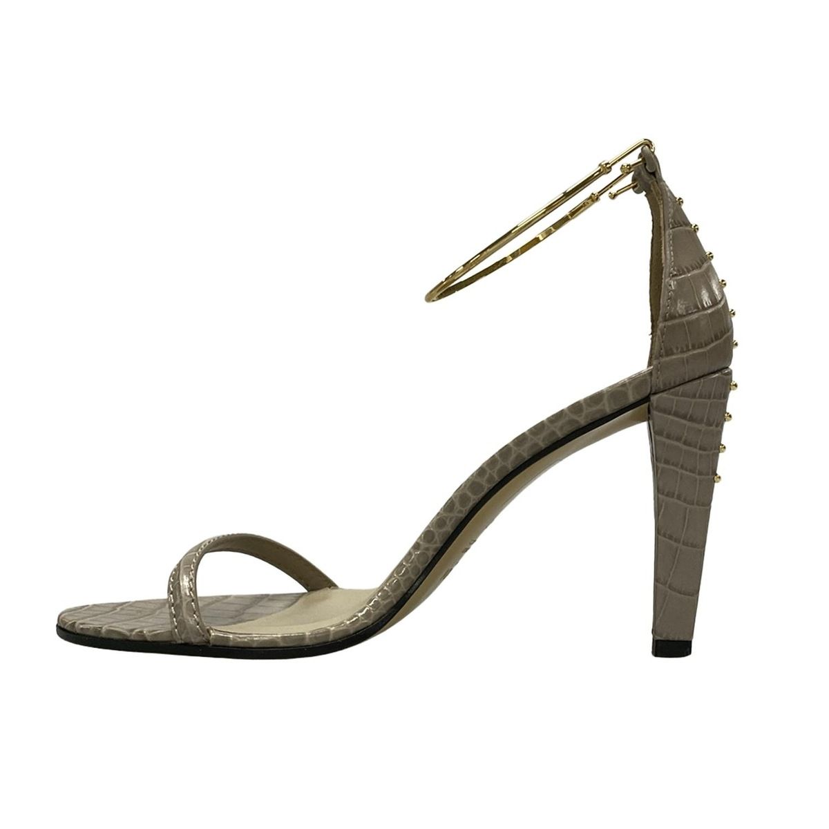 レディース ベージュ×ゴールド