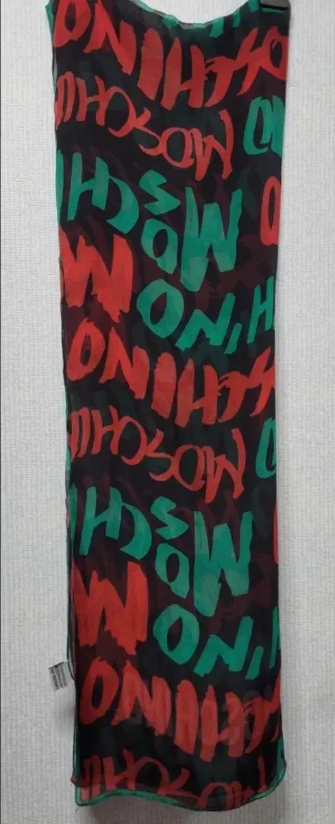 モスキーノ シルク プリント スカーフ 60x180