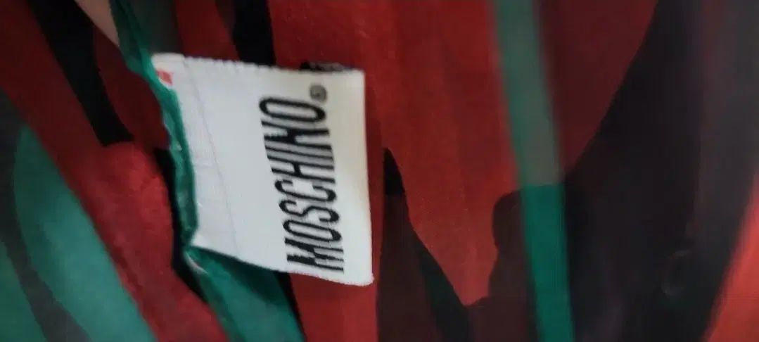 モスキーノ シルク プリント スカーフ 60 x 180