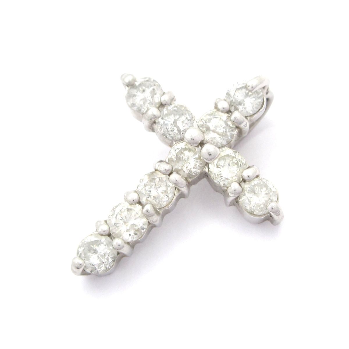 Unbranded ノーブランド ペンダントトップ Pt900×ダイヤモンド 総重量 1.5g 0.50刻印