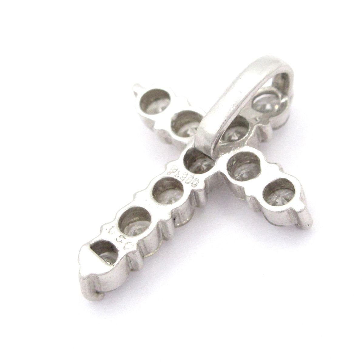 Unbranded ノーブランド ペンダントトップ Pt 900×ダイヤモンド 総重量 1.5 g 0.50刻印