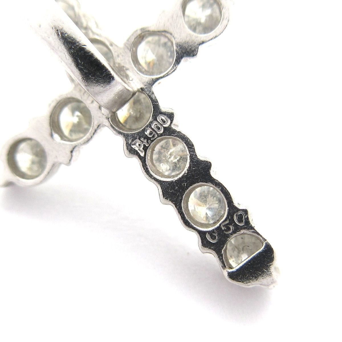  Unbranded ノーブランド ペンダントトップ Pt 900×ダイヤモンド 総重量 1.5 g 0.50刻印 その他 アクセサリー