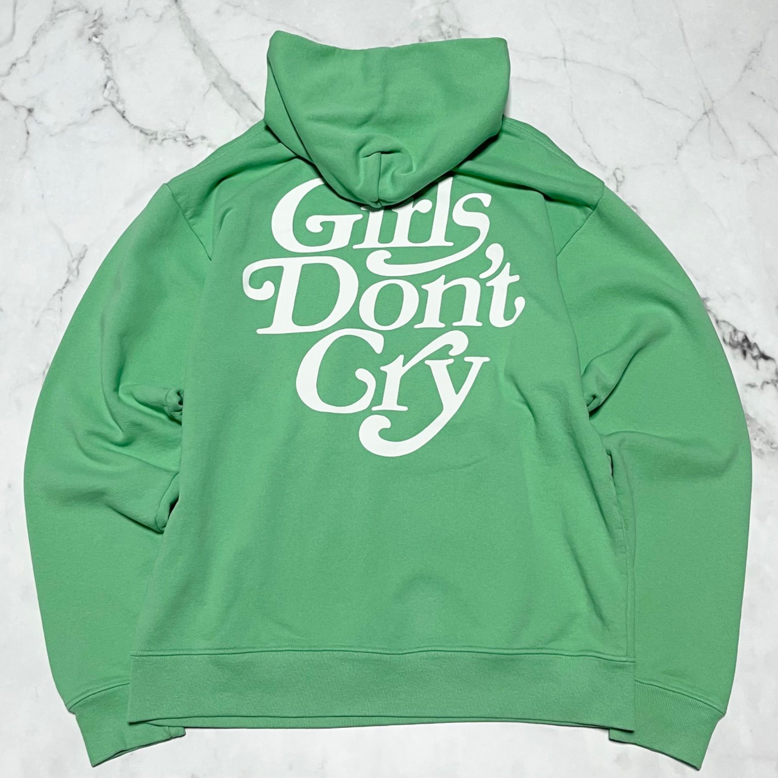 girls dont cry ガールズドントクライ パーカー緑L girls don't cry