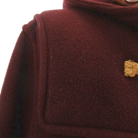 ビュルデサボン bulle de savon ダッフルコート ロング ボルドー