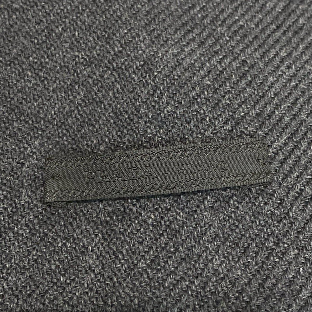 PRADA プラダ ストール ショール - ダークグレー ウール