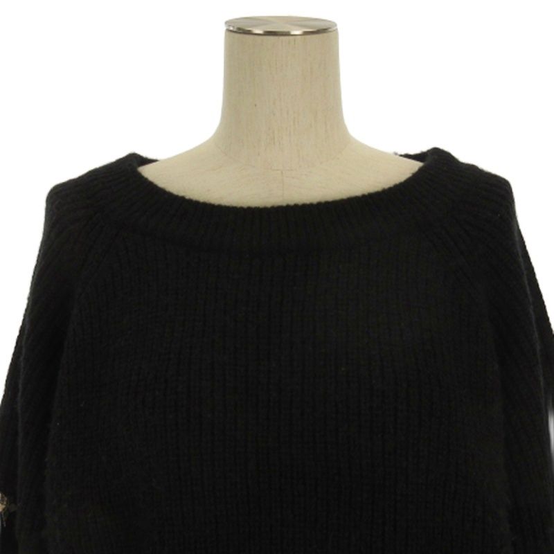 【新品未使用✨】 Diagram ダイアグラム スター刺繍 チュールトップス ダイアグラム Diagram チュール切替 ニット セーター スター柄 刺繍