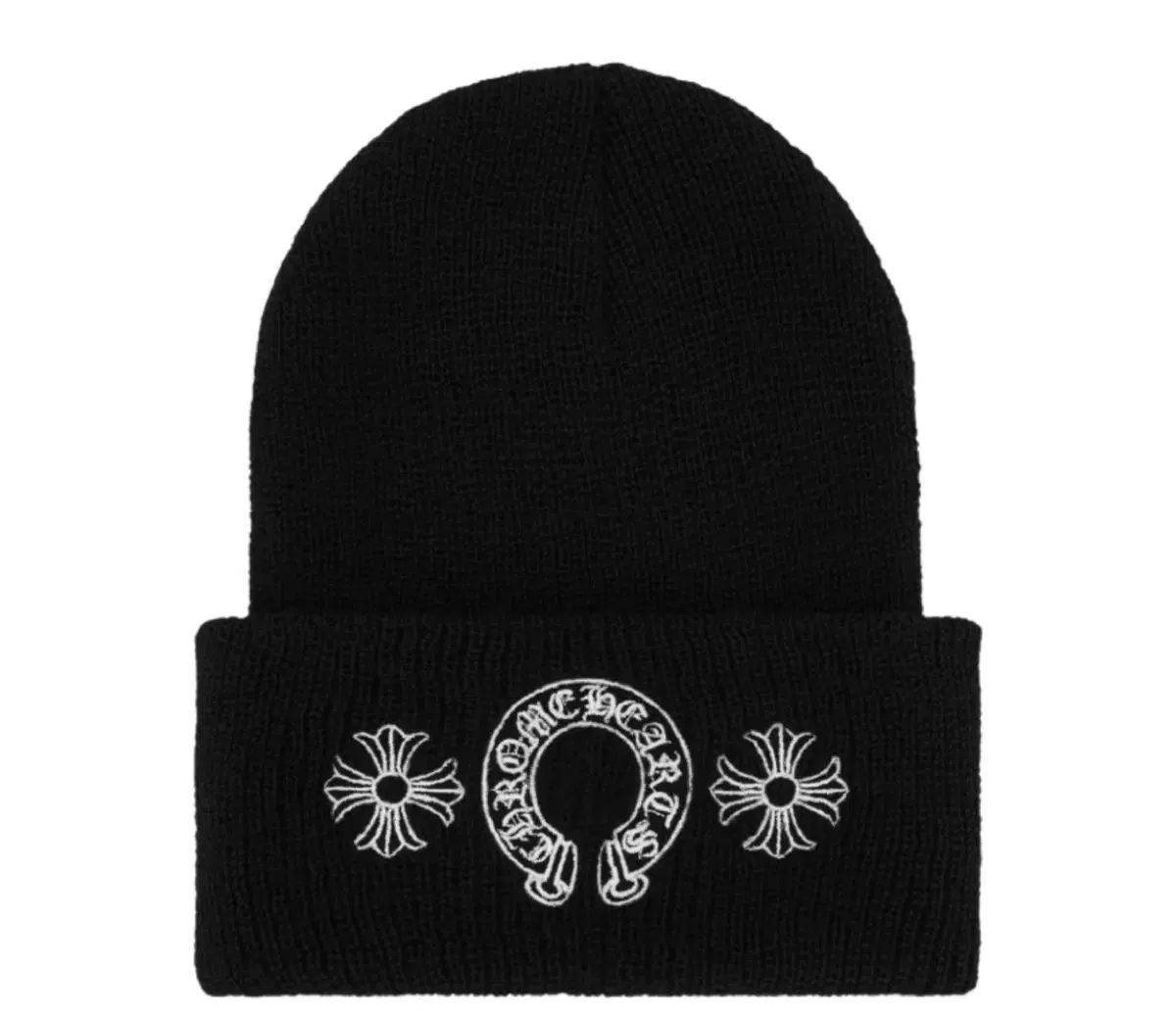 CHROME HEARTS クロムハーツ ホースシュー ビーニー 国文タグ