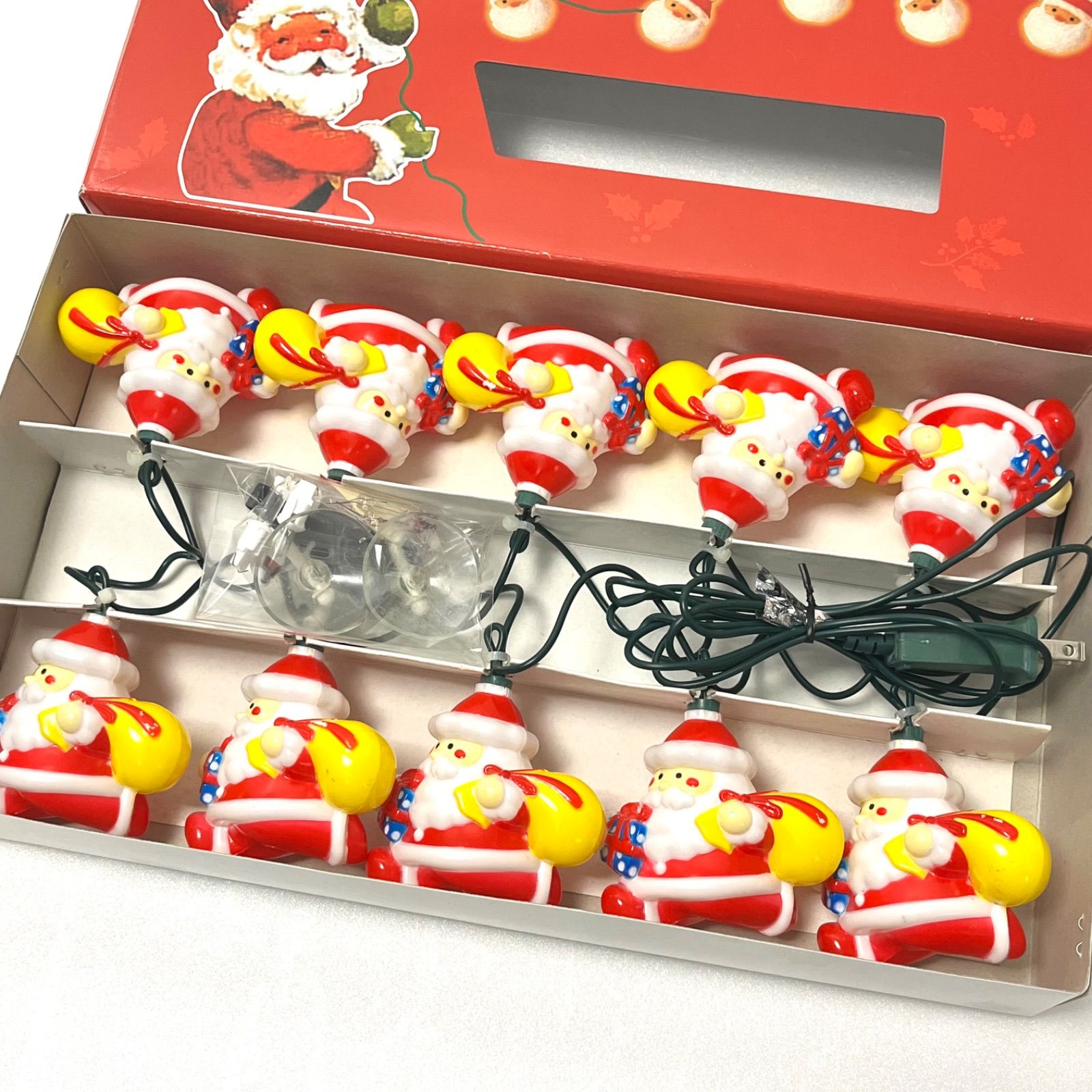 超メルカリ市☆X’masクリスマス　サンタ　イルミネーション　ディスプレイ ◼︎X'mas◼︎ 屋内用 クリスマスイルミネーション 「サンタライト