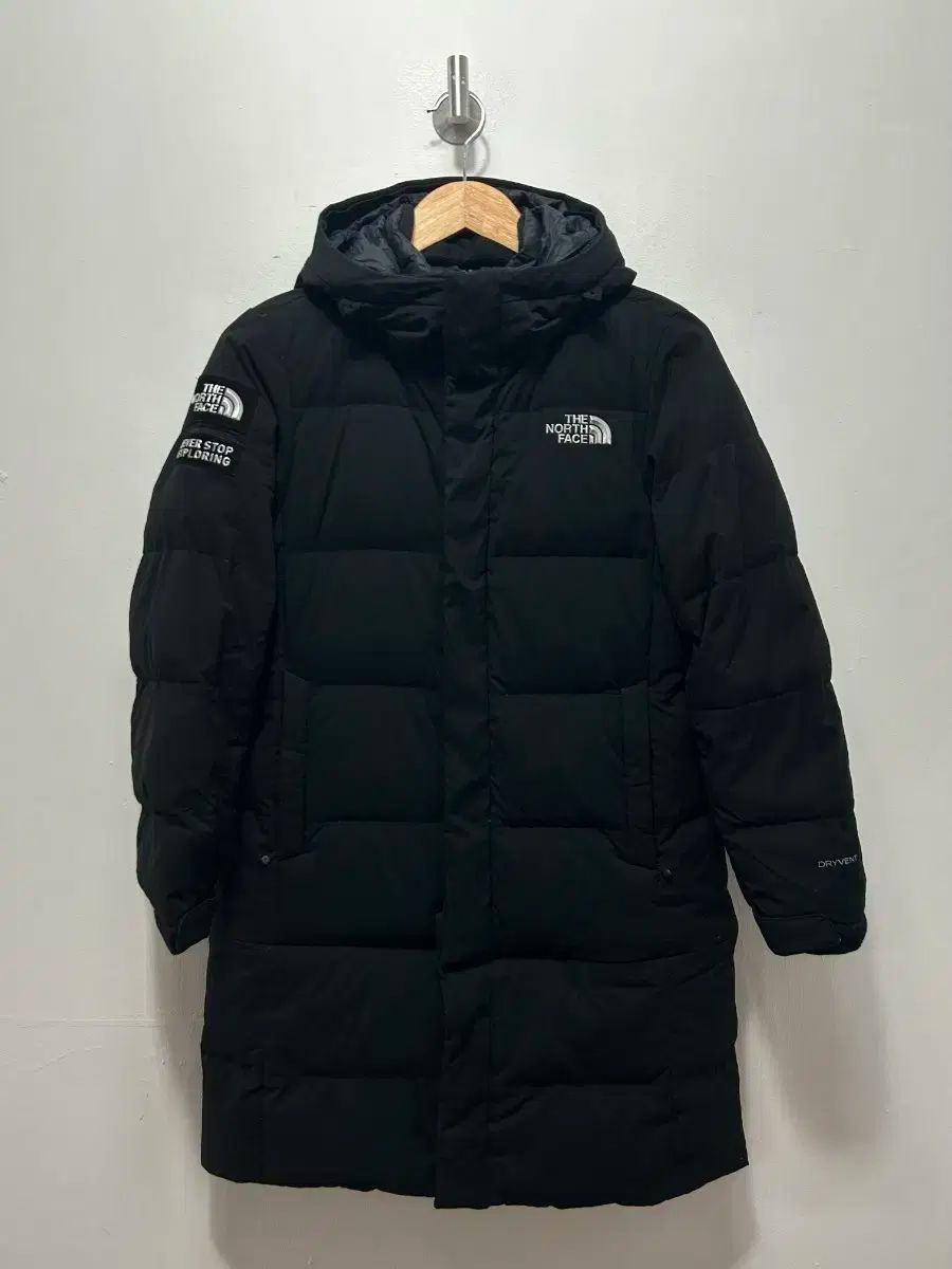 150 THE NORTH FACE ザノースフェイス ブラック ダウンジャケット ロング丈 ダウン ヘビー キッズ
