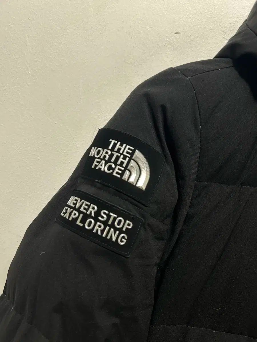 150 THE NORTH FACE ザノースフェイス ブラック ダウンジャケット ロング丈 ダウン ヘビー キッズ