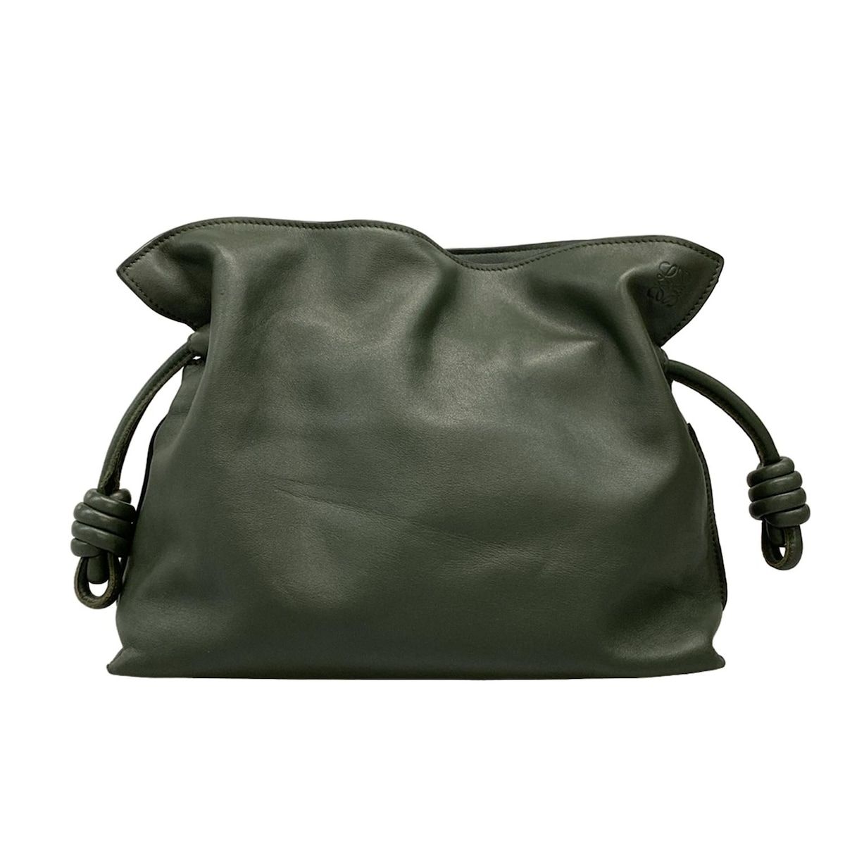 LOEWE ロエベ クラッチバッグ フラメンコクラッチ ダークグリーン