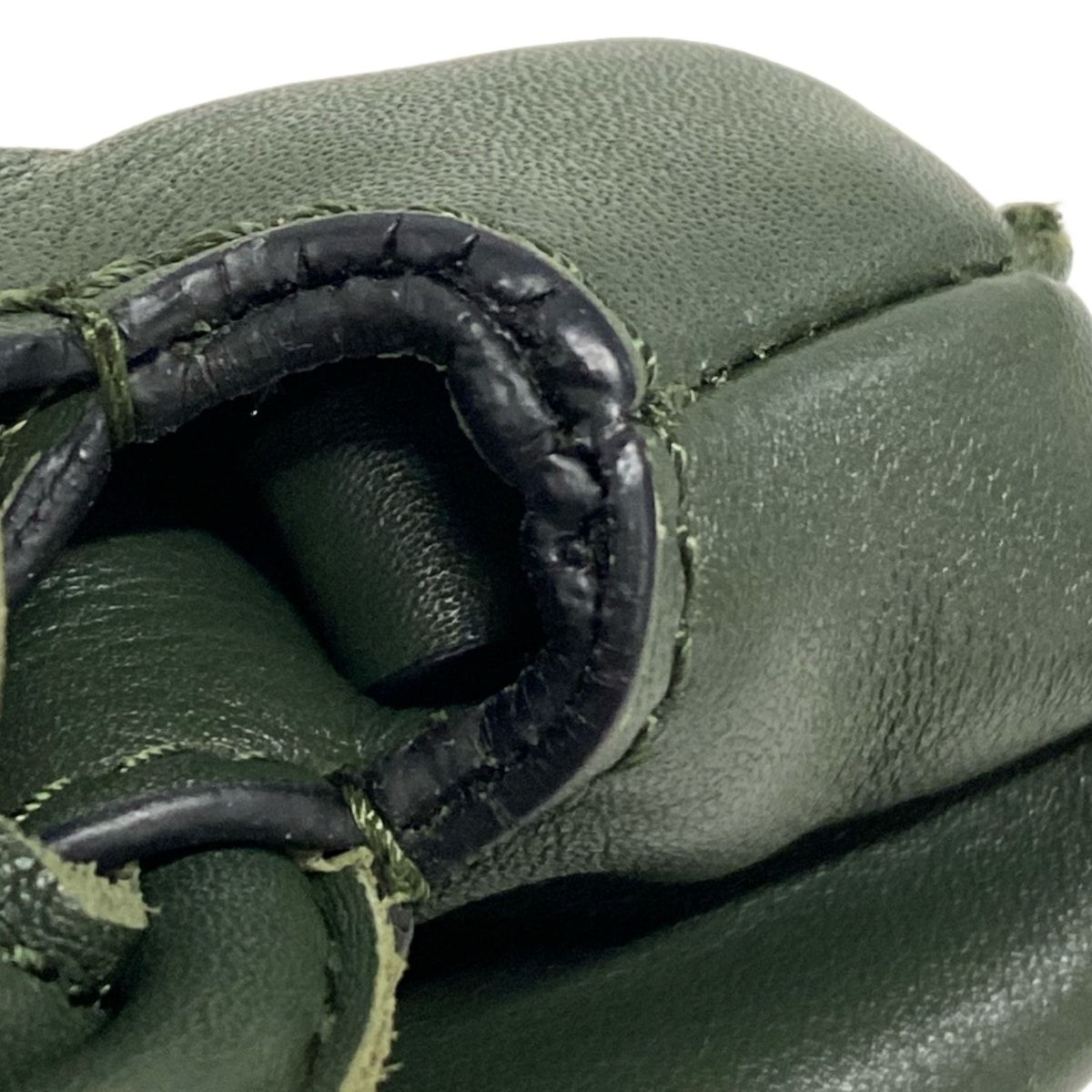 フラメンコクラッチ ダークグリーン