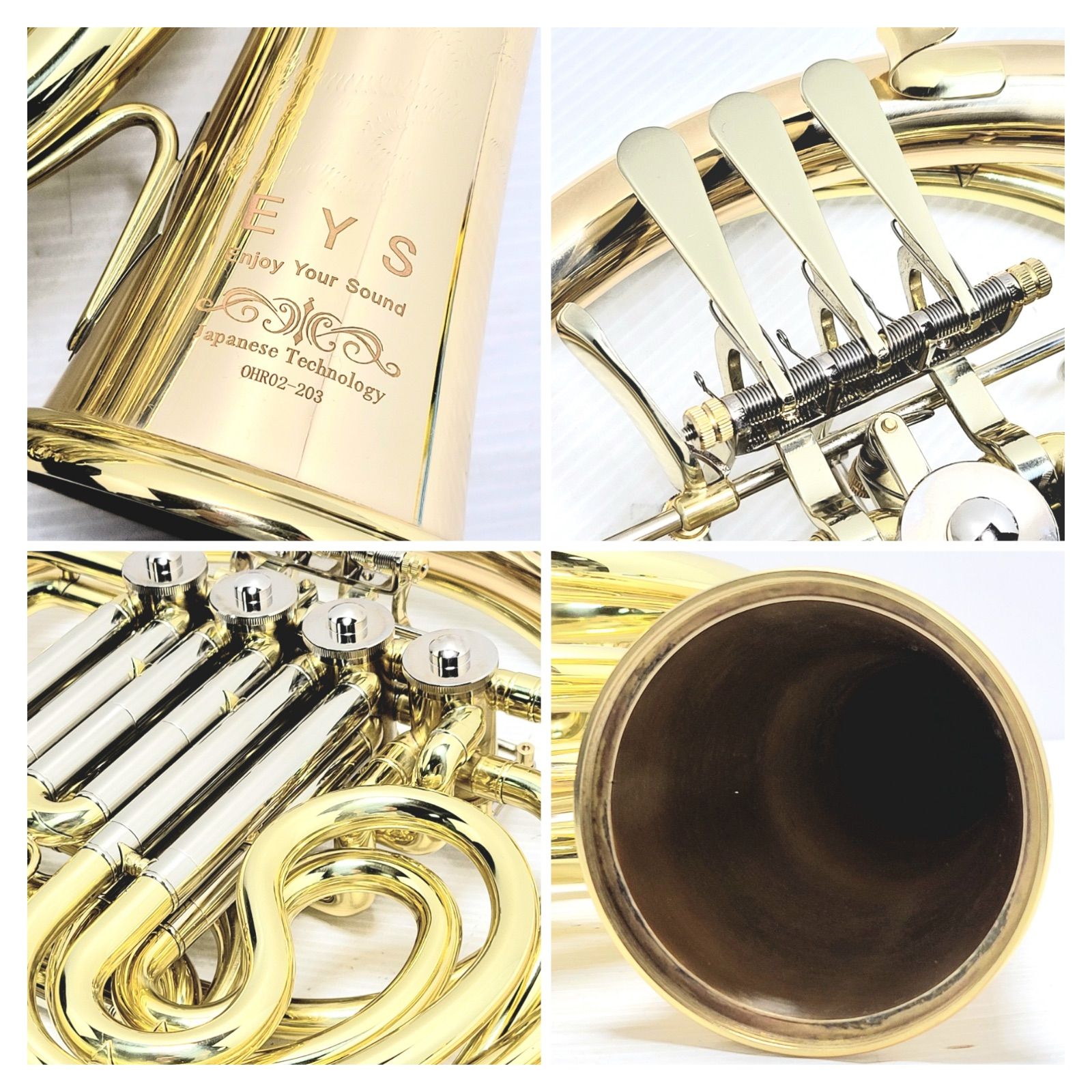 美品】EYS OHR02-203 フルダブルホルン ケース付き - メルカリ