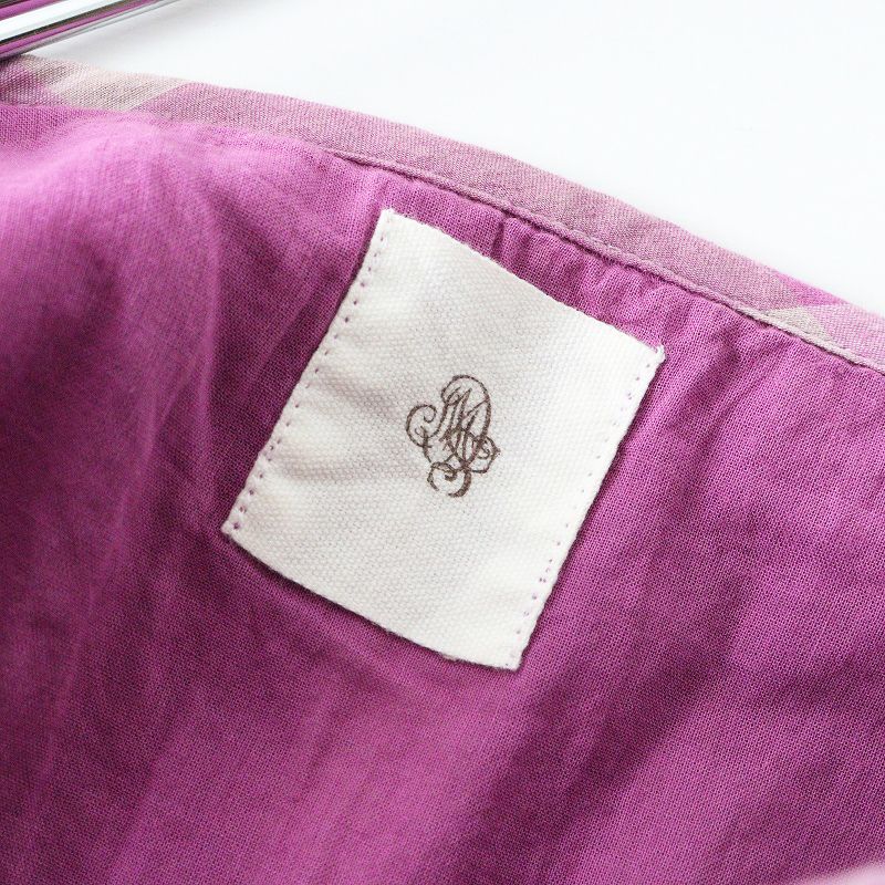 ブロックチェックノースリーブワンピース