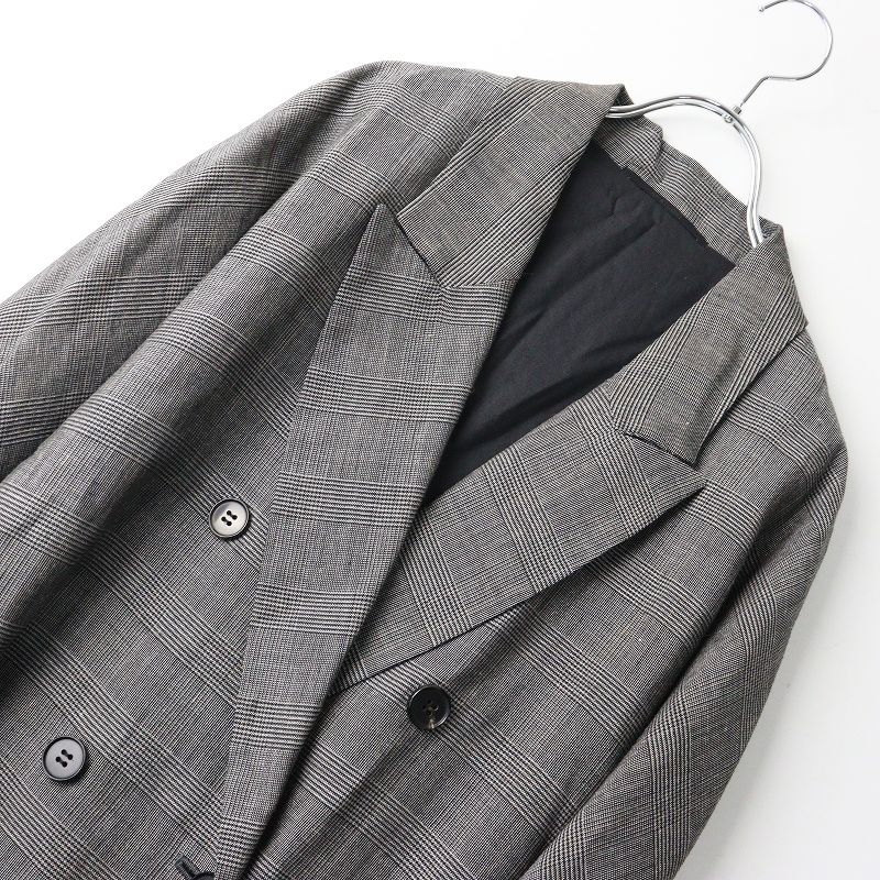 【値下】AP STUDIO エーピーストゥディオ　ウールロングコート　グレー　F AP STUDIO エーピーストゥディオウールロングコートグレーF