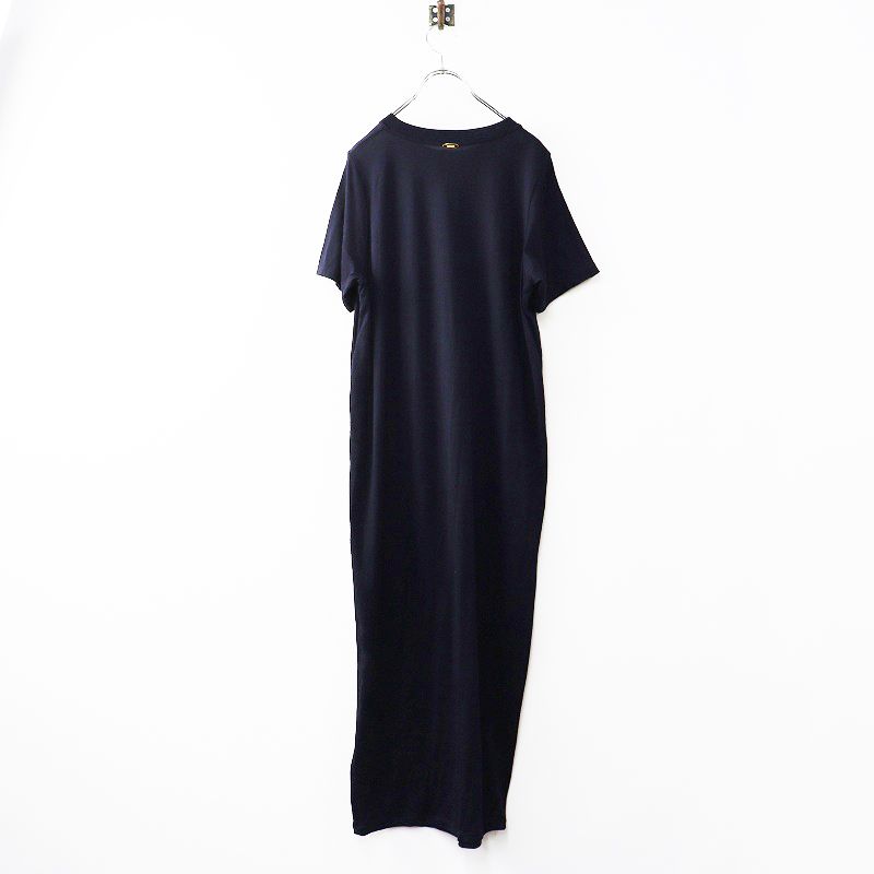 2025SS ミューズ ドゥーズィエムクラス MUSE Deuxieme Classe Prime wool jersey ワンピース 36|ネイビー プルオーバー 2400014678642