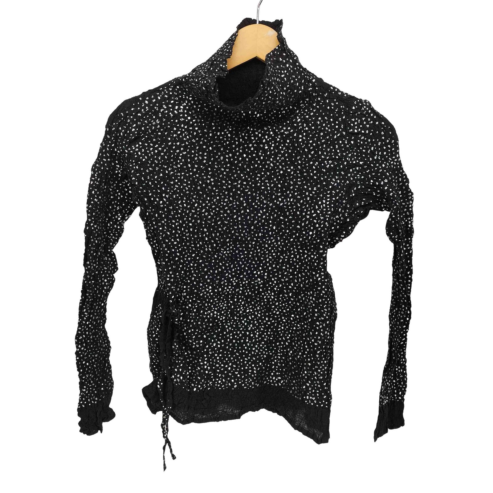 【新品】me イッセイミヤケ　シワ加工　トップス ミー イッセイミヤケ me ISSEY MIYAKE 09AW シワ加工 ランダムプリーツ