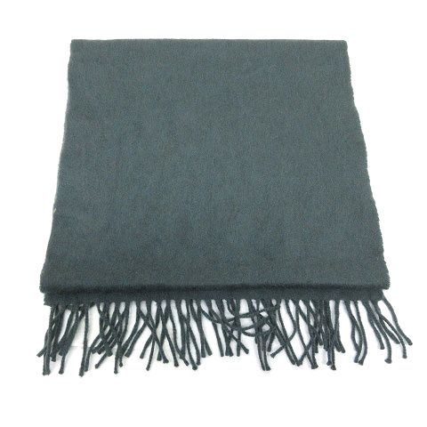 エルメス スコットランド製 カシミヤ100% フリンジ 大判マフラー ストール エルメス スコットランド製 カシミヤ100% フリンジ 大判マフラー