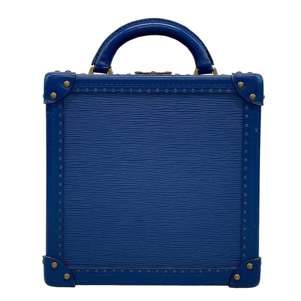 LOUIS VUITTON ルイヴィトン トランクケース エピ タボール26 トレドブルー オーダー品 レザー