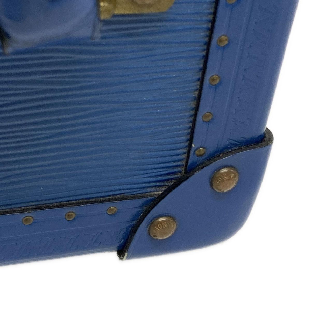 【あす楽対応】 LOUIS VUITTON ルイヴィトン トランクケース エピ タボール26 トレドブルー オーダー品 レザー