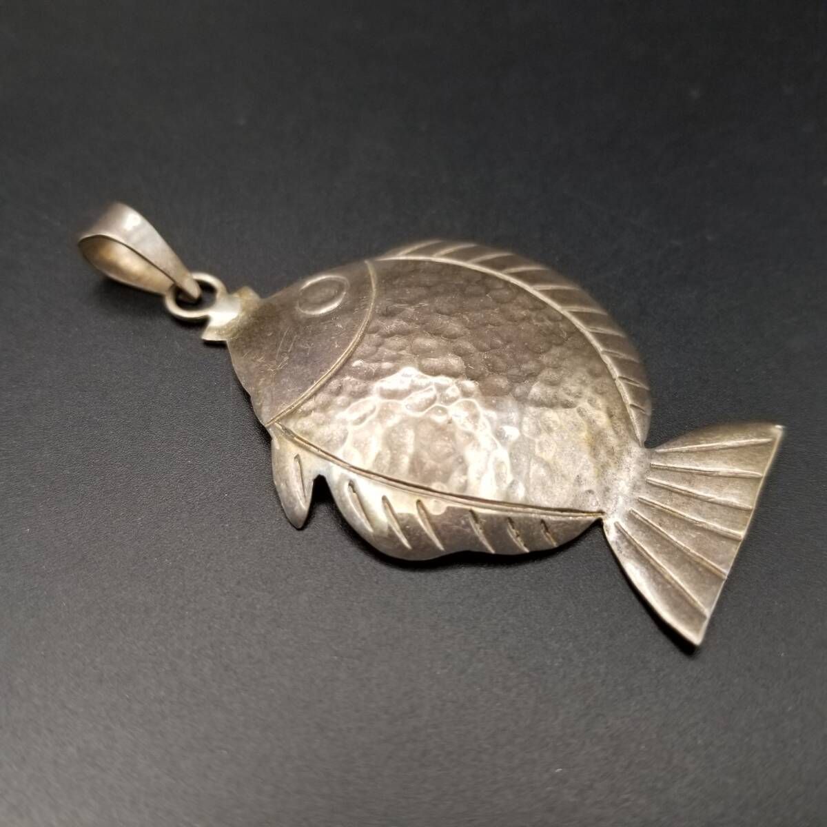 メキシコ 925 シルバー ヒラメ 魚 ヴィンテージ フィッシュ チャーム