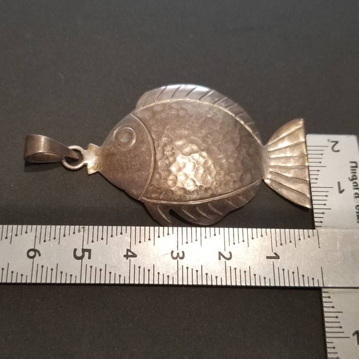 メキシコ 925 シルバー ヒラメ 魚 ヴィンテージ フィッシュ チャーム