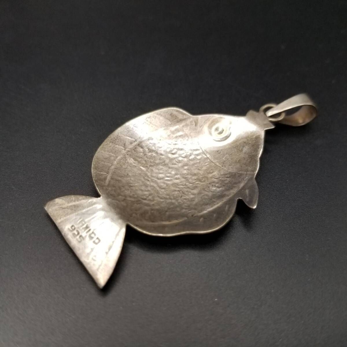 メキシコ 925 シルバー ヒラメ 魚 ヴィンテージ フィッシュ チャーム