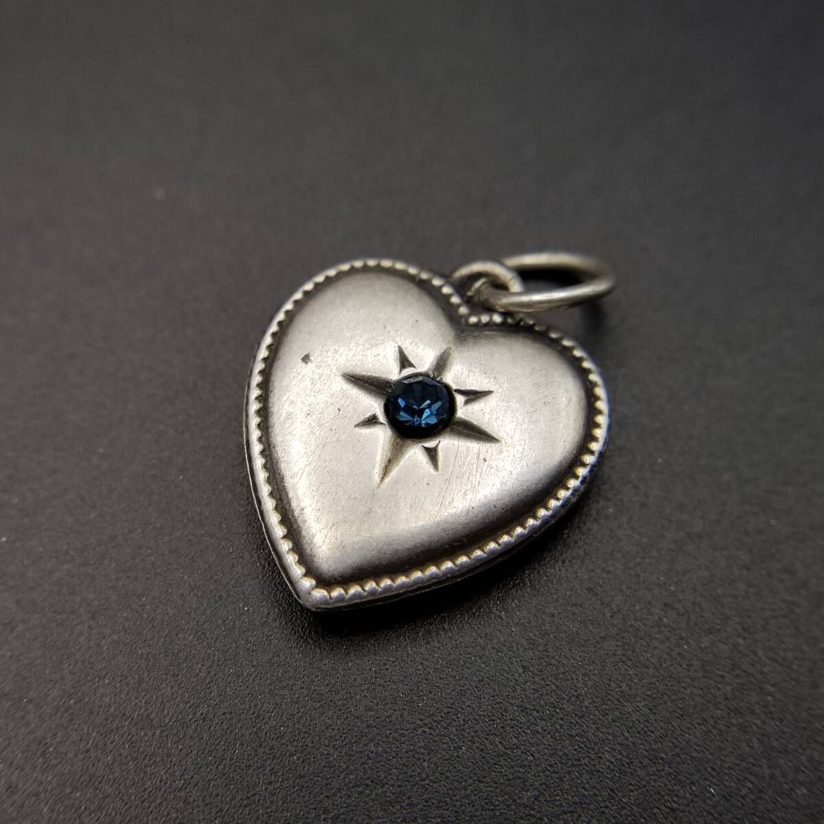 WWII期 ヴィンテージ スウィートハートジュエリー スターカット 青石