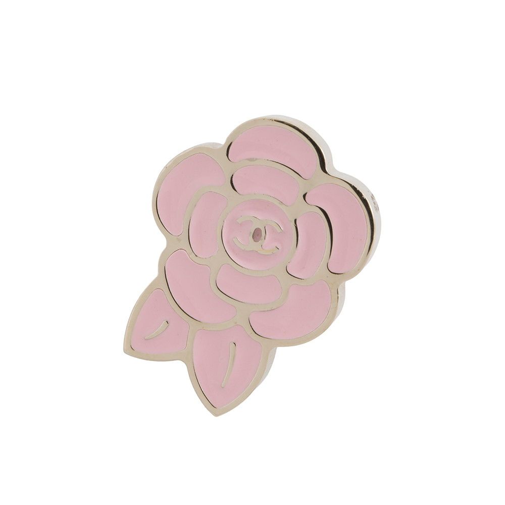 シャネル ブローチ カメリア メタル エナメル 05C CHANEL