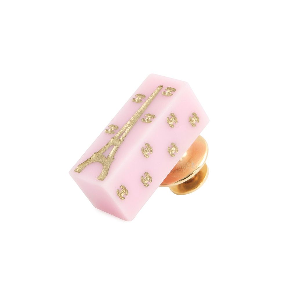 シャネル ブローチ ココマーク エッフェル塔 プラスチック メタル 05 C CHANEL