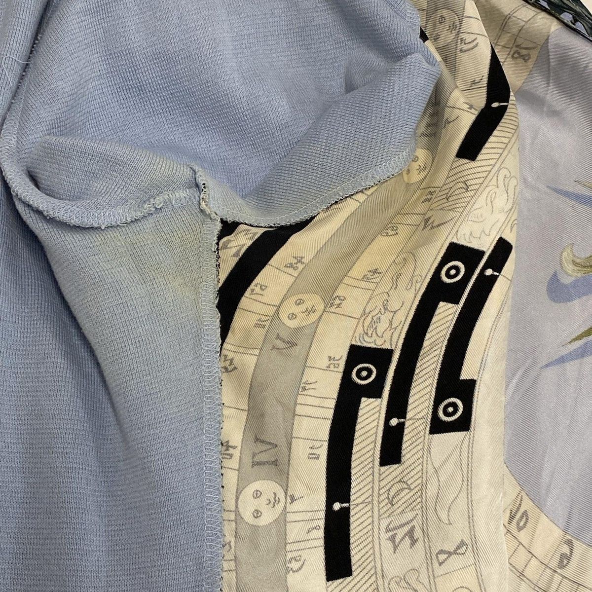 マルジェラ期 ライトブルー×黒×マルチ