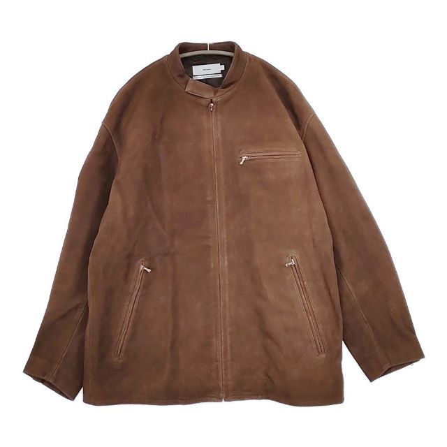 新品 Graphpaper 25SS Goat Suede レザー ジャケット Graphpaper Goat Suede Single Riders Jacket 定価132000円 レザー