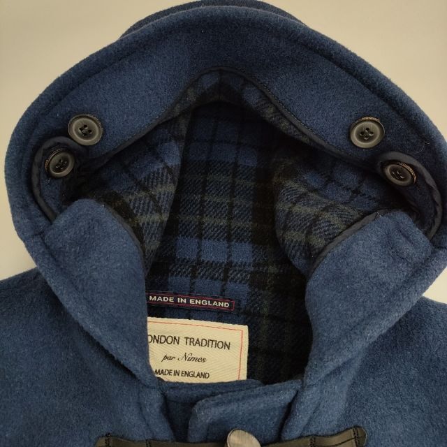 イングランド製 London Tradition ピーコート ブルー London Tradition/NIMES 別注 イングランド製 サイズ34 ショート丈