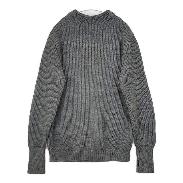 ANDERSEN-ANDERSEN モックネック ウール 畦編み サイズM DK-4780 セーター ニット グレー レディース アンデルセンアンデルセン 5-1101T∞