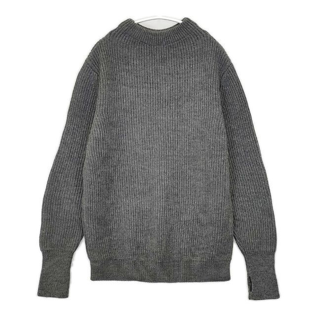 ANDERSEN-ANDERSEN モックネック ウール 畦編み サイズM DK-4780 セーター ニット グレー レディース アンデルセンアンデルセン 5-1101T∞