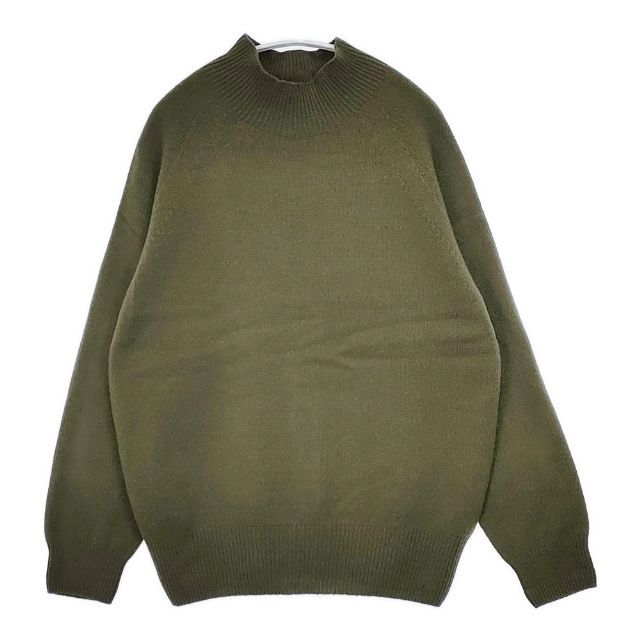 MARGARET HOWELL MERINO CASHMERE スコットランド製 578-3263003 セーター ニット 23AW カーキ レディース マーガレットハウエル 5-1101T∞