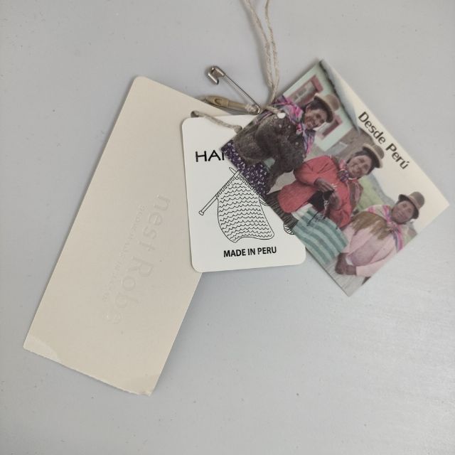  nest Robe 01234-1002 ペルーニットポップコーンケーブルベスト 定価26400円 ベスト ライトブルー レディース ネストローブ 5-1101 T∞ ベスト ジレ ベスト ジレ ビスチェ