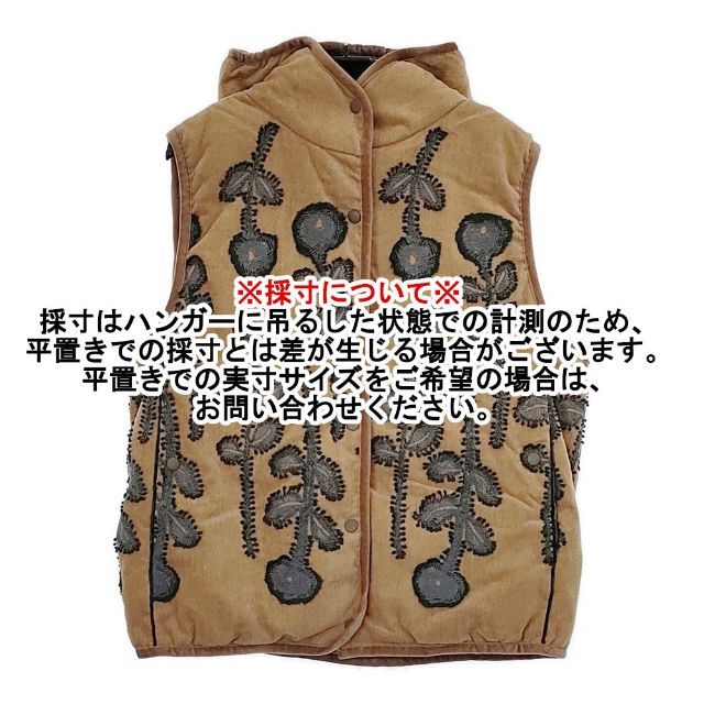 mina perhonen frost garden sa2246 サイズ38 刺繍 ダウンベスト