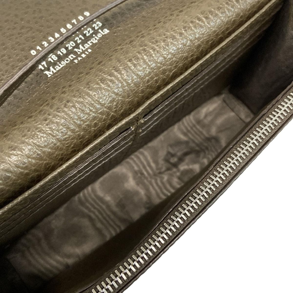  Maison Margiela メゾンマルジェラ 財布 4ステッチ ブラウン チェーンウォレット レザー その他 小物