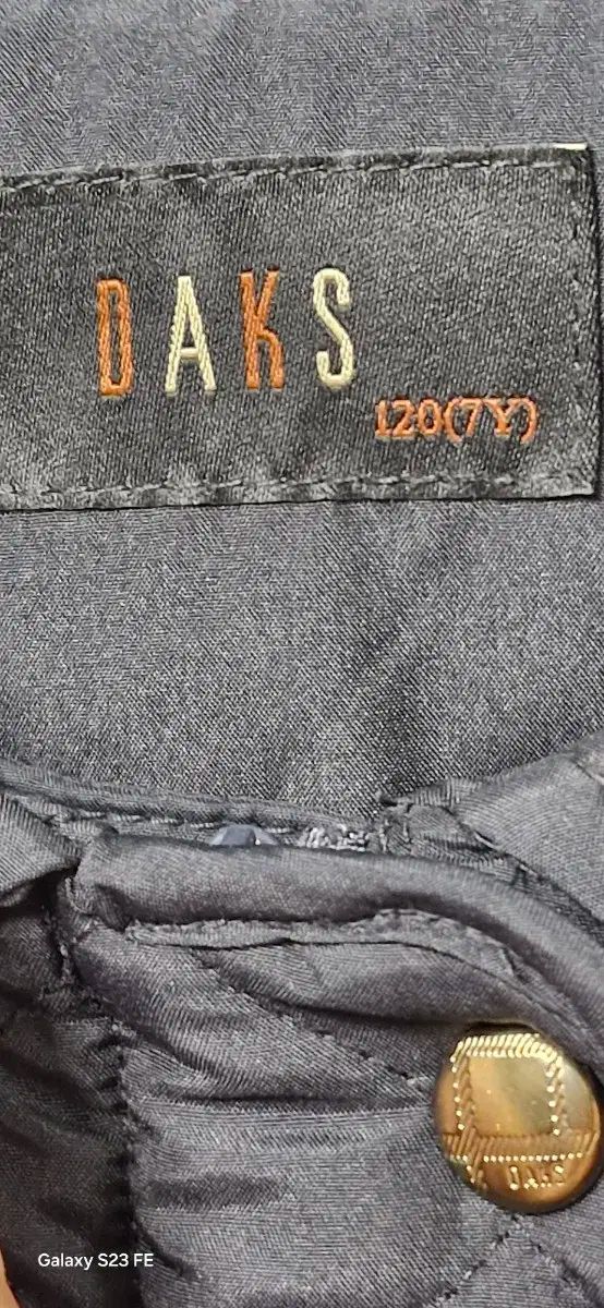 ダックス キッズ 女の子 キルティング コート ブラック