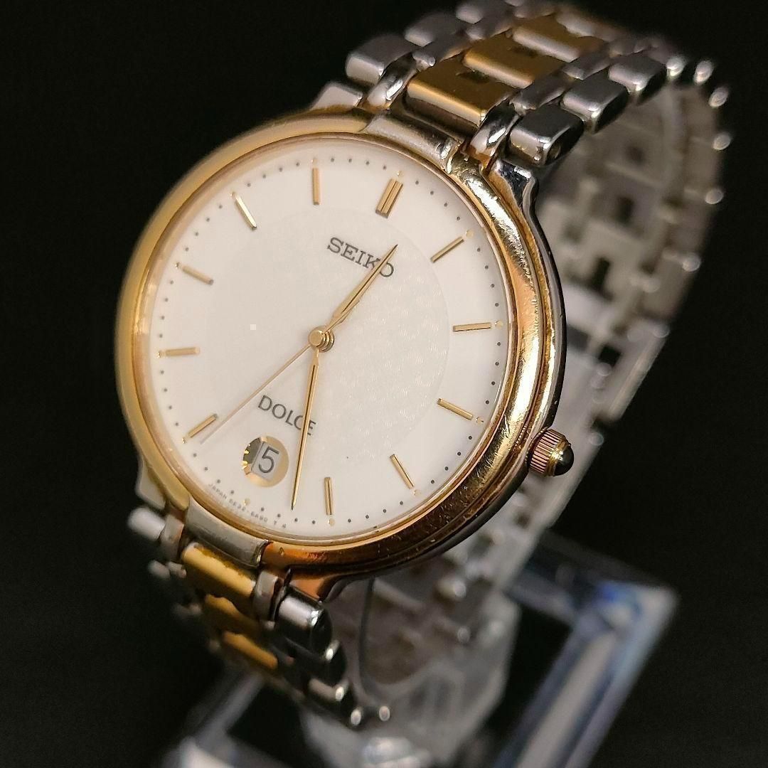 773-18 極美品 SEIKO セイコー DOLCE ドルチェ ホワイト ゴールド