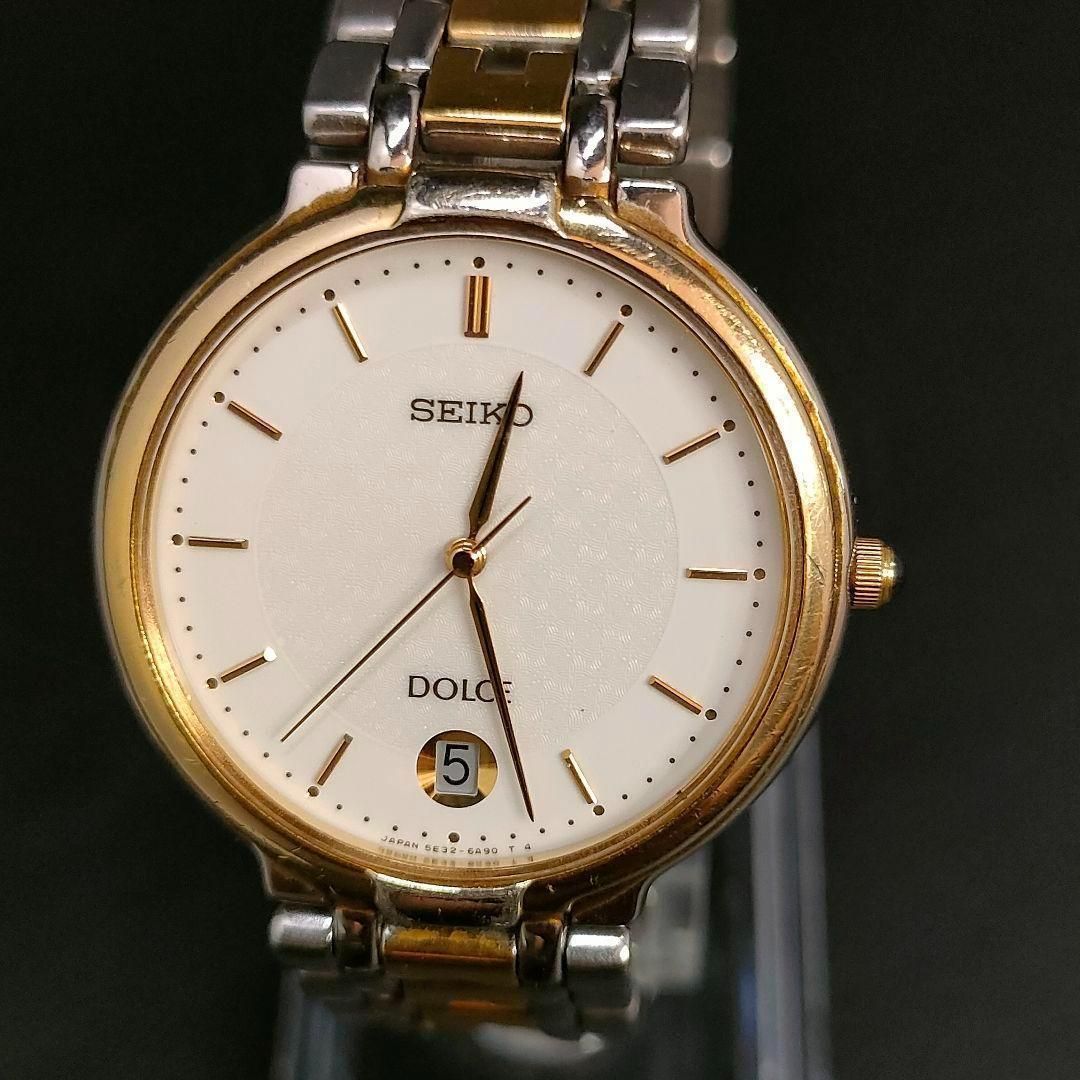 773-18 極美品 SEIKO セイコー DOLCE ドルチェ ホワイト ゴールド