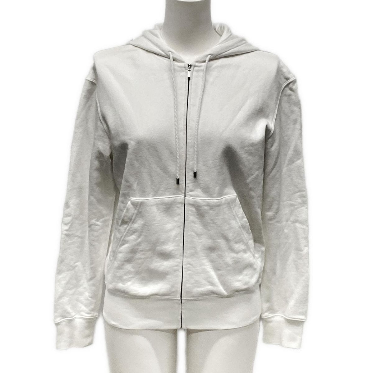 CHANEL(シャネル) パーカー サイズXS レディース - P63299 白×黒 長袖