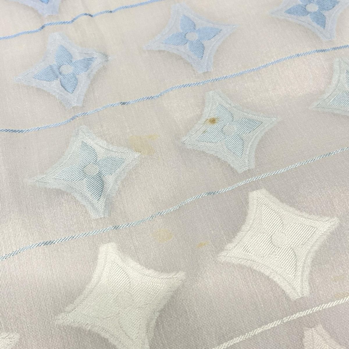 LOUIS VUITTON　ルイヴィトン　ストール　ショール　水色　シルク 楽天市場】LOUIS VUITTON ルイヴィトン ショール ストール エシャルプ