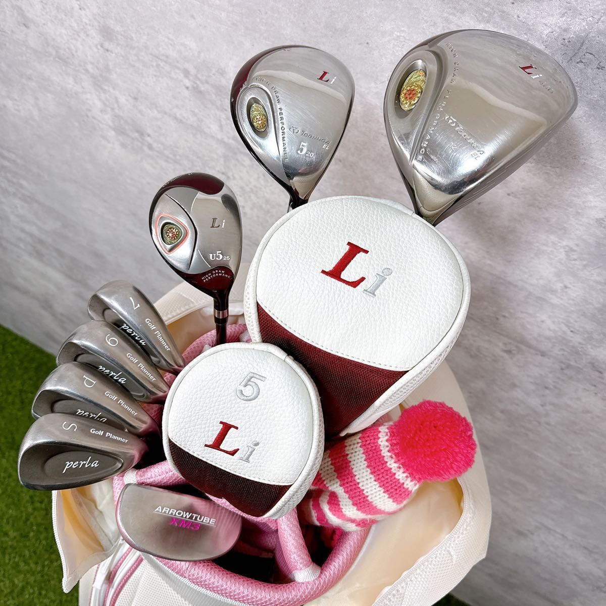 ゴルフクラブセット レディース TOBUNDA ハーフセット 8本 キャディ