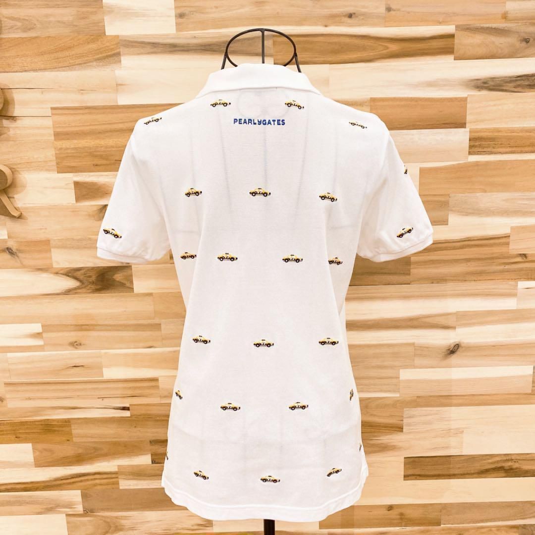 ポロシャツ総柄 GOLFゴルフ