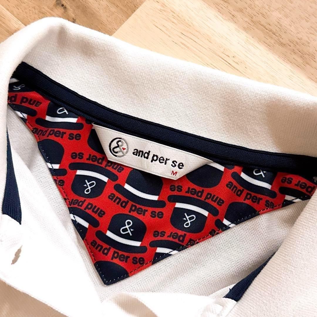 M 白ホワイト×紺ネイビー